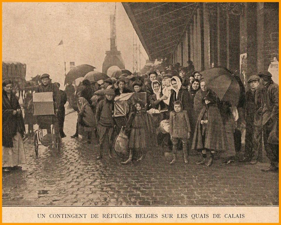 Grande Guerre l'exode oublié des Belges en France France 24 Clic Gauche